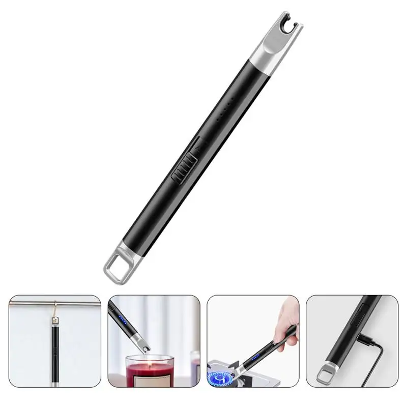 

1pc USB Charging Stove Lighter Convenient Portable Stove Lighter Camping Lighter
