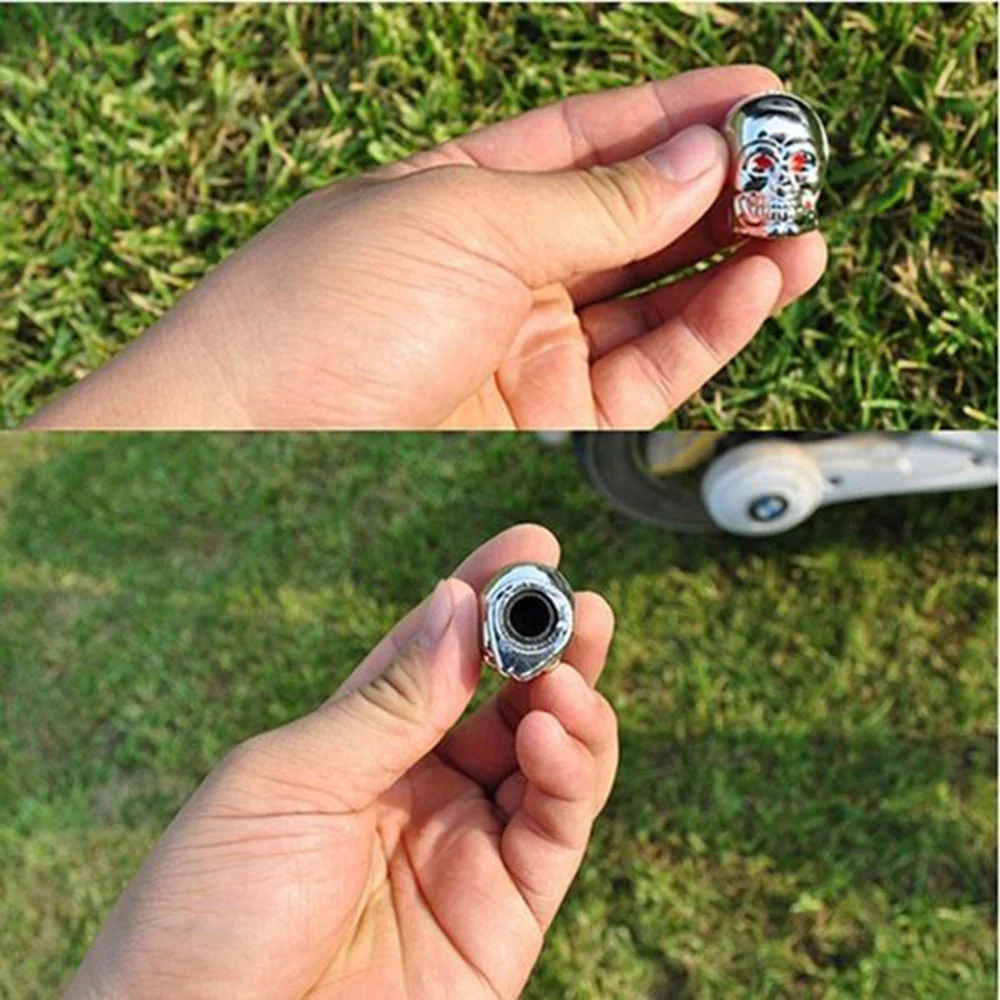 

4pcs Fashion Tyre Air Stem Caps Dust Cover for Bike Car Truck