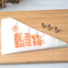 100200300 шт Одноразовые кондитерский мешок Fondant (сахарная) торт крем сжатия кондитерских мешков для крема украшения для десерта Кондитерская насадка Инструменты для тортов