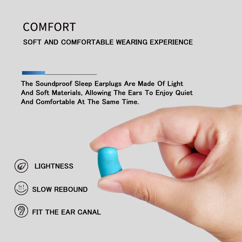 

Ear Plugs Tapones Oido Ruido Earplugs Noise Reduction Sleep Oordoppen Sleeping Earplugs Filter For Ears Soft Sponge Soundproof