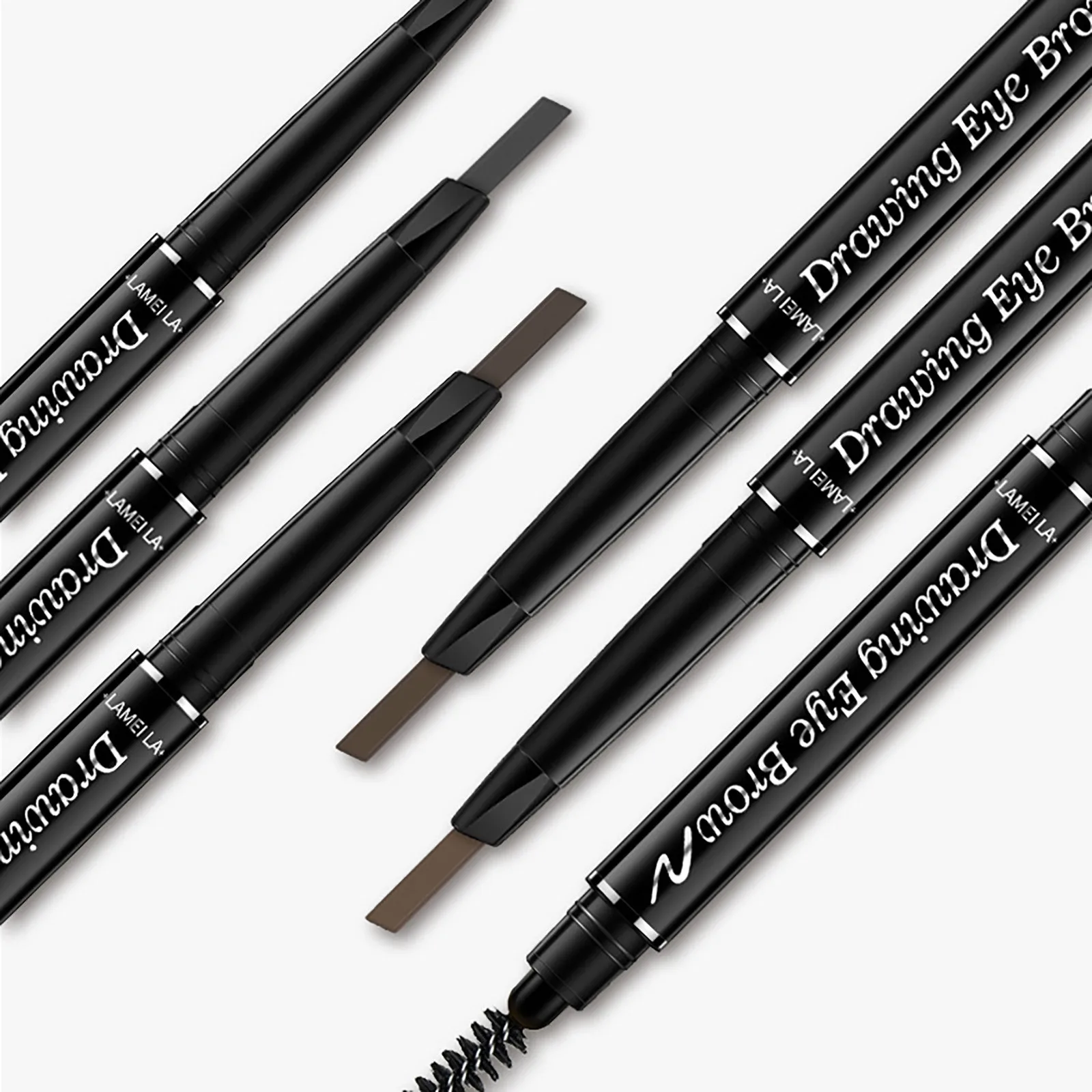 

HAICAR Eyebrow pencil waterproof microblading Double-headed Eyebrow Pencil Straight Eyebrow Beginner Thrush Eyebrow Pencil 2021