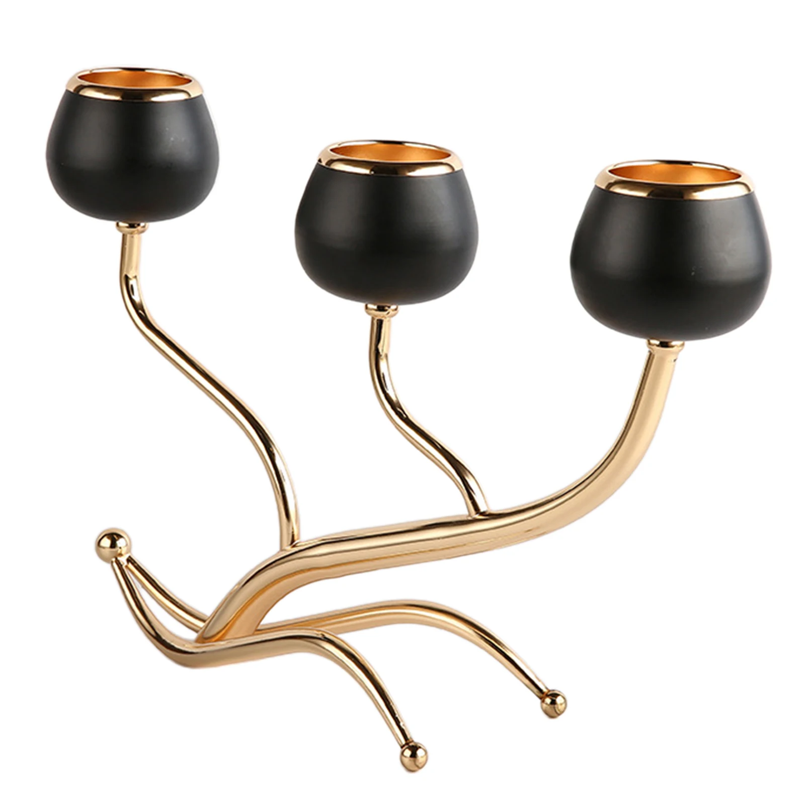 

Черный подсвечник, подставка, подсвечник, украшение для стола, украшение