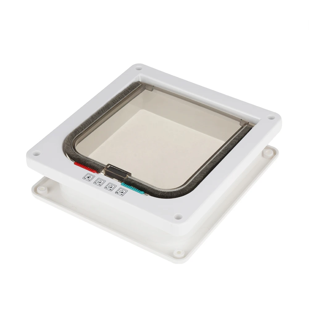 

1 шт., новинка, высокое качество, откидная дверь для кошек, умная откидная дверь для кошек, Запираемая дверь для домашних питомцев, для малень...