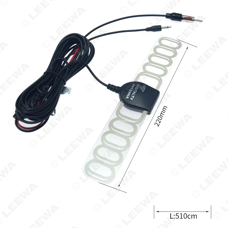 LEEWA Автомобильная 2в1 ТВ/FM ТВ антенна радио усилитель + # CA892 | Автомобили и