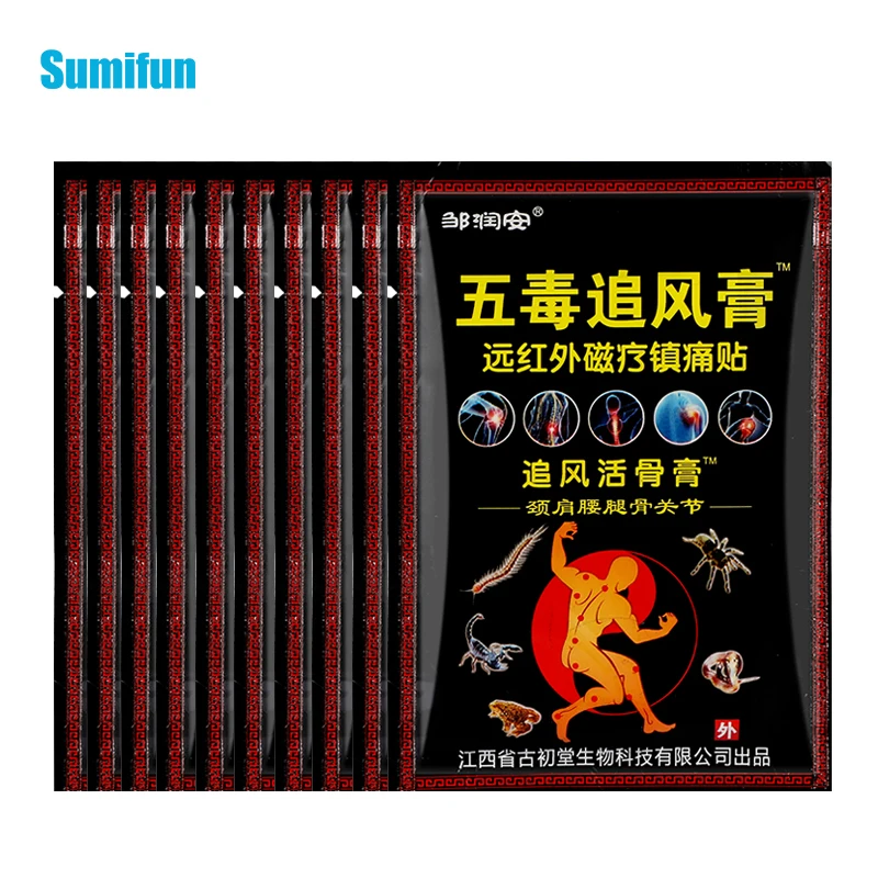 

80Pcs Scorpion Venom Extract Plaster Pain Relief Patch Body Joint Back Knee Pain Chinese Traditional Medicine Health Care D9910