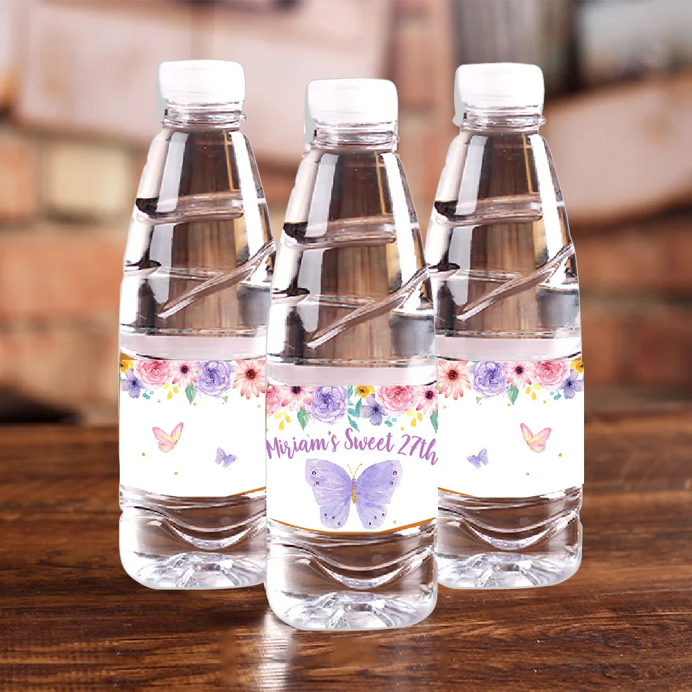 Этикетки для бутылок с 16 бабочками 20 шт. | Дом и сад