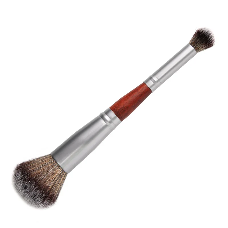 

1Pcs Double Head Makeup Brushes Foundation Highlighter Bronzer Eyeshadow Blush Power Facial Makeup Brushes Beauty Cosmetic Tools