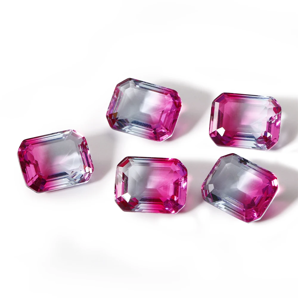 2 7-3.2ct настоящие камни 8x10 мм Прямоугольник турмалин свободные драгоценные Модные