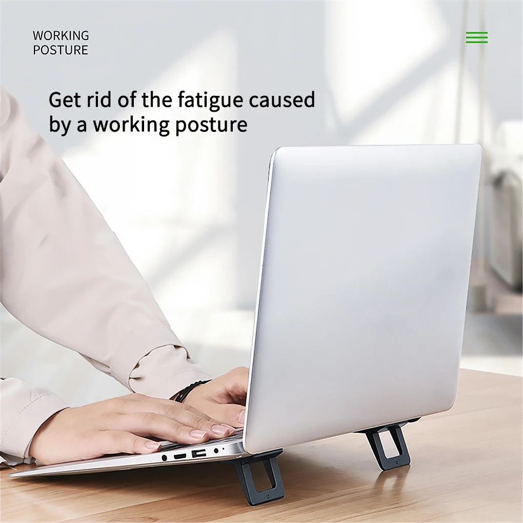 

Mini 1 Piar Portable Laptop Bracket Holder Folding Desktop Notebook Rack Stand Support for MacBook Pro