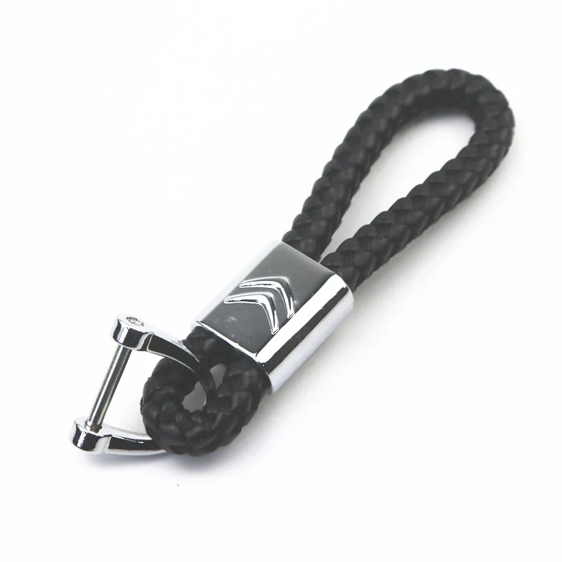 Автомобильный Стайлинг 3D металлическая + кожаная эмблема автомобильный брелок