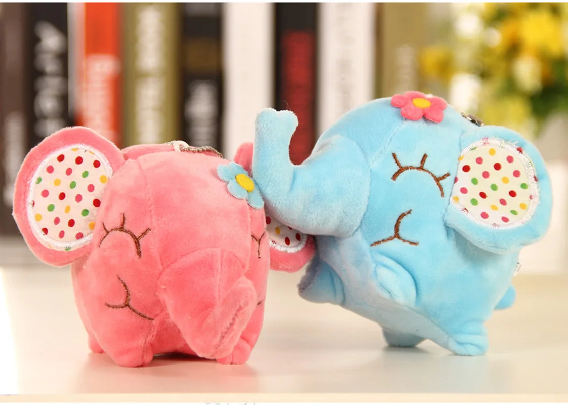 Бесплатная Прямая поставка Kawaii цветочный слон Кукла Плюшевая мягкая игрушка