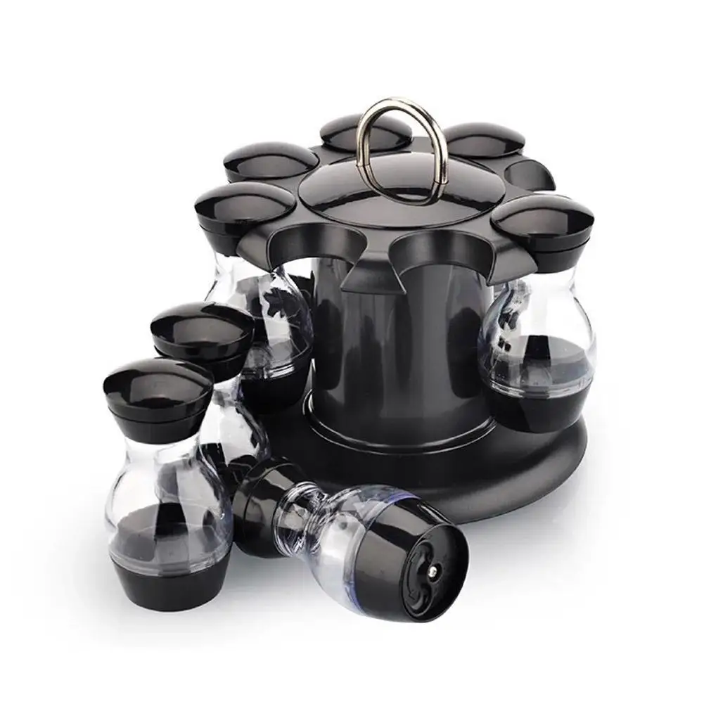 Новая Вращающаяся кухонная полка для хранения стеллаж специй конфет приправ