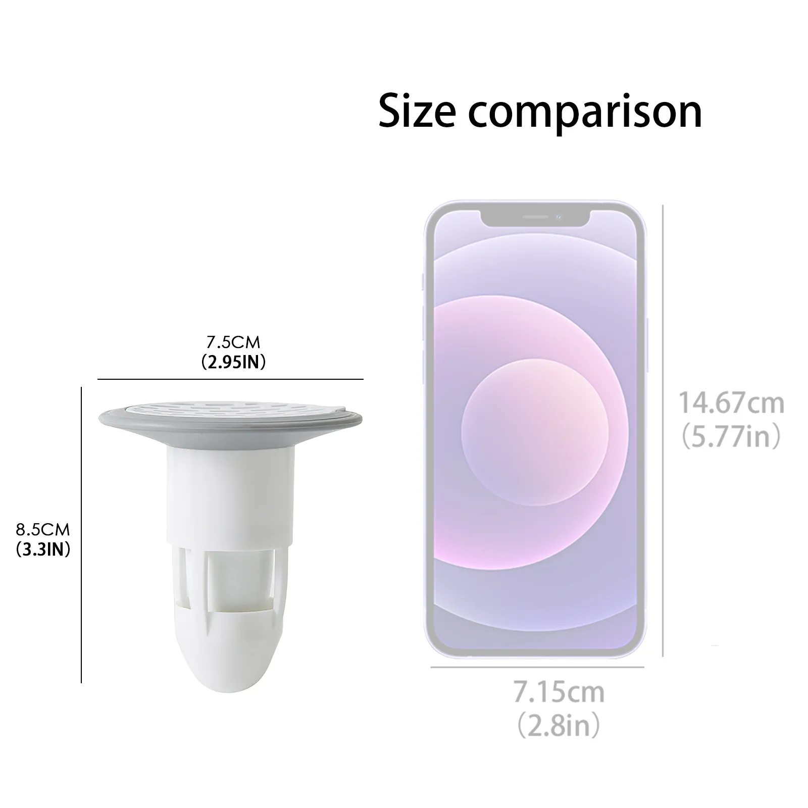 

360 Degree Deodorant Floor Drain Shower Drain Bathroom Floor Drain Water Drain Filter Inner Core Sewer Floor Strainer Cover
