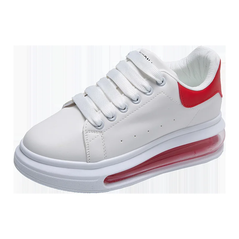 Women Casual Shoes Women Sneakers Fashion Breathable Leather Platform White Women Shoes Soft Footwears Sneakers Zapatillas Mujer