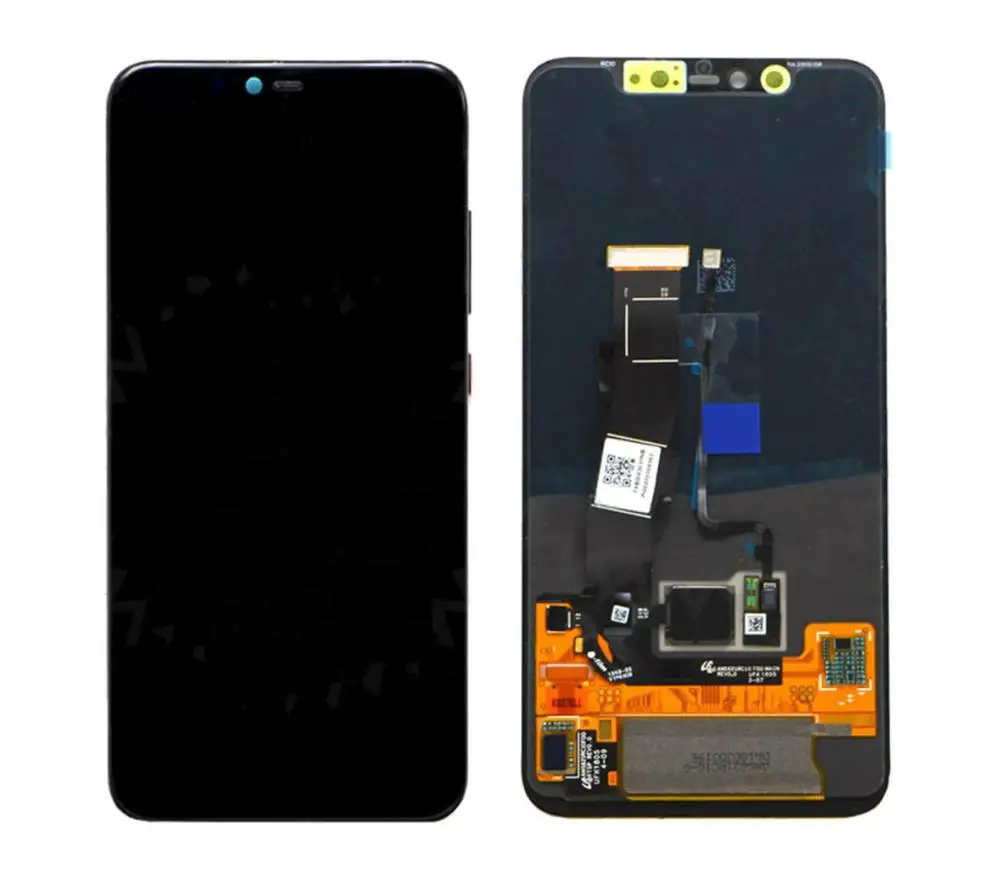 AMOLED экран для Xiaomi mi 8/mi 8 PRO/mi 8 SE ЖК-дисплей дигитайзер сборка сенсорный экран Замена ЖК-дисплея - Цвет: MI 8 PRO No Frame