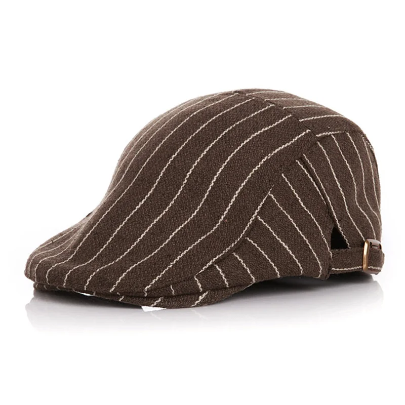 Для маленьких мальчиков берет шапка Кепка для малышей детей в полоску плюща