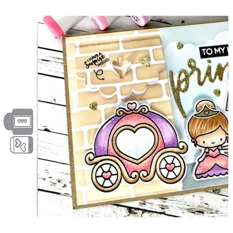 JC Новый дизайн подарочной коробке набор вырубных штампов &quotсделай сам&quot для