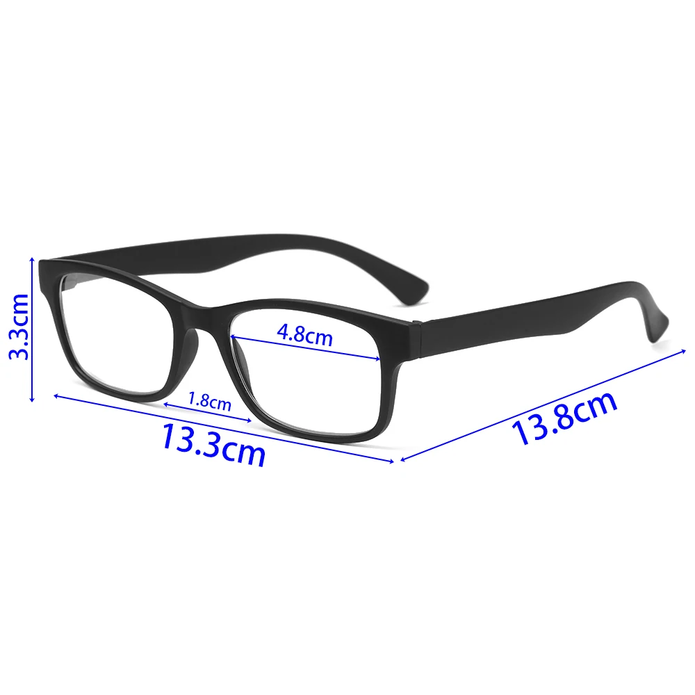 

1 PCS No Screw Reading Glasses Resin Design Detachable Eyeglasses Hyperopia Presbyopia Prescription Vision Care Men Women