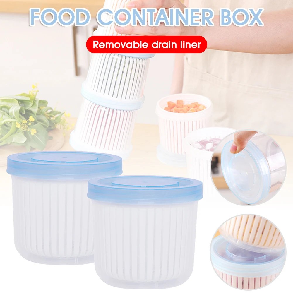 

Creative Removable Storage Basket Refrigerator Fresh-Keeping Drawer Storage Container Multifunctional Household Organizer