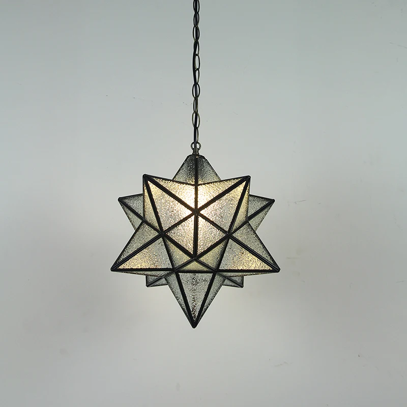 Подвесной светильник в стиле лофт кристально матовые стеклянная