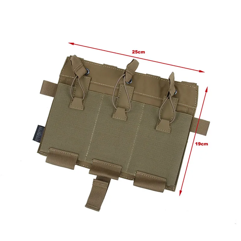 Сумка Тактическая Molle M4 с тройной магнитной сумкой TMC3465 BK/CB/RG для тактического