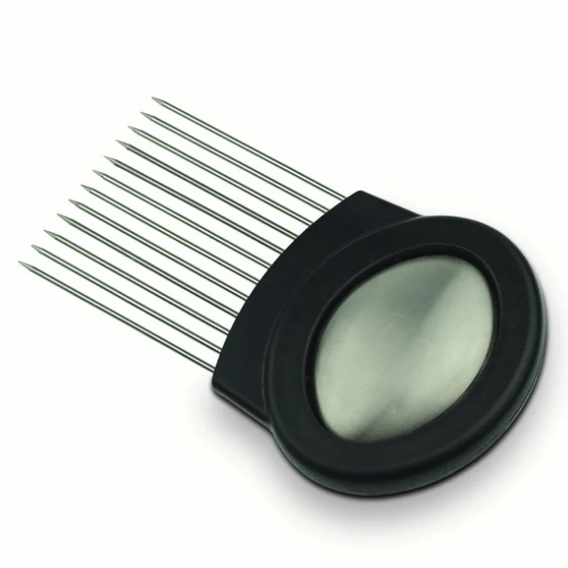 Goldbaking для лука из нержавеющей стали держатель нож овощерезки гаджет нарезки