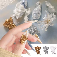 nail art accessories baroque relief style angel baby flat resin cartoon 3d fingernail diy decoration new 2050pcs