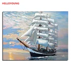 Набор для рисования по номерам на холсте Белый Парус, 40 х50 см