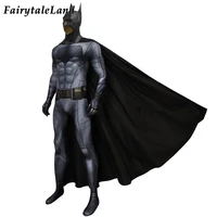 superhero bat cosplay costume carnival halloween spandex 3d printing jumpsuit hero outfit helmet