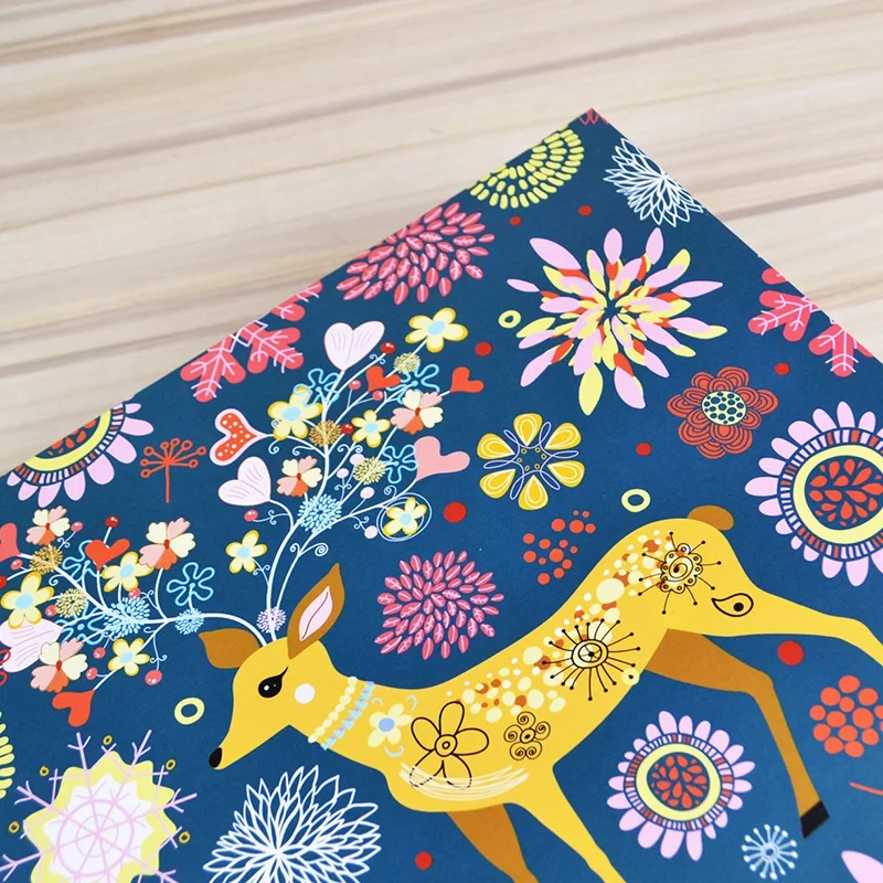 Sika Deer Scrapbook Photo Album Wedding Guest Book Memory Scrap Pages for Christmas Valentines Anniversary Mother's Da | Дом и сад