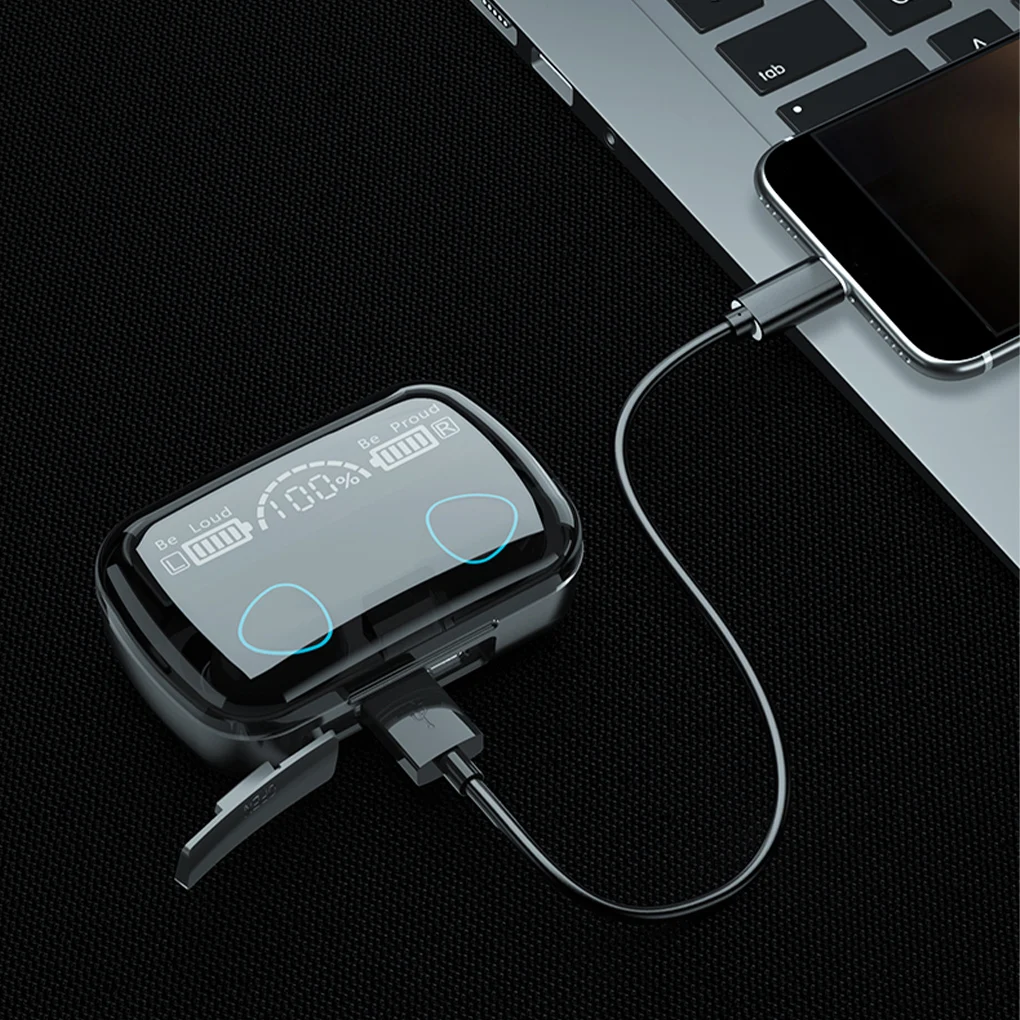 Беспроводные наушники TWS Bluetooth 5 1 12D наушники-вкладыши с шумоподавлением движения