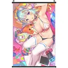 Hentai Манга Аниме вайфу японская сексуальная девушка аниме постер прокрутки холст настенная живопись для домашнего декора