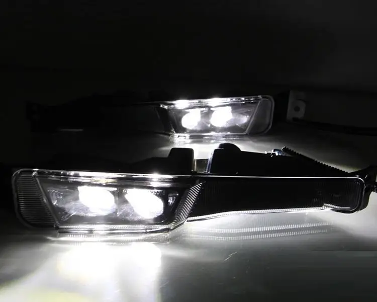 Drl Automovil Cob дневные ходовые авто лампы Автомобильные светодиодные фары передние противотуманные задние Автомобильные фары в сборе 17 для Honda Avancier