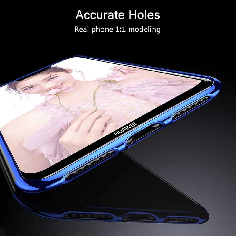 Чехол для Huawei P Smart 2019 2018 прозрачный мягкий силиконовый чехол с покрытием Z Plus 2020