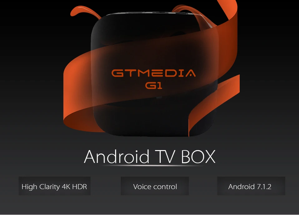 GTMEDIA G1 Android 7,1 Smart tv BOX S905W 1G 8G 4K 3D H.265 Wifi Netflix медиаплеер IP ТВ приемник play store PKH96 Android BOX