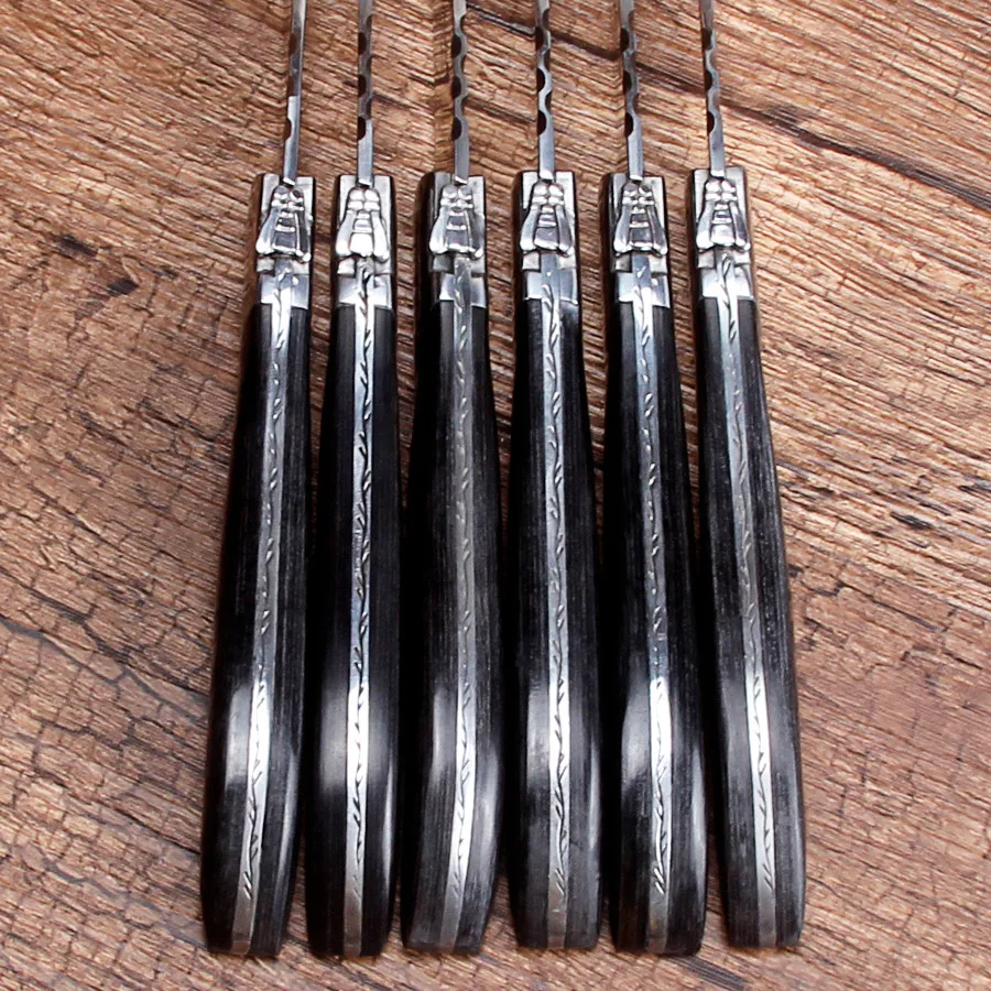 Набор ножей для стейка из нержавеющей стали набор с деревянной ручкой столовые