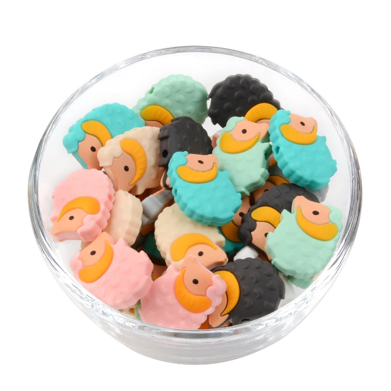 Силиконовые Прорезыватели LOFCA в форме животных держатель для соски животного не