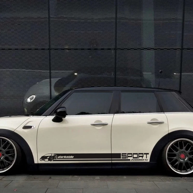 

Sport Power Car Sticker Design Vinyl Fims for Golf 6/VW/Renault,Auto Door Waistline Decor Decals Words Labels Accessories