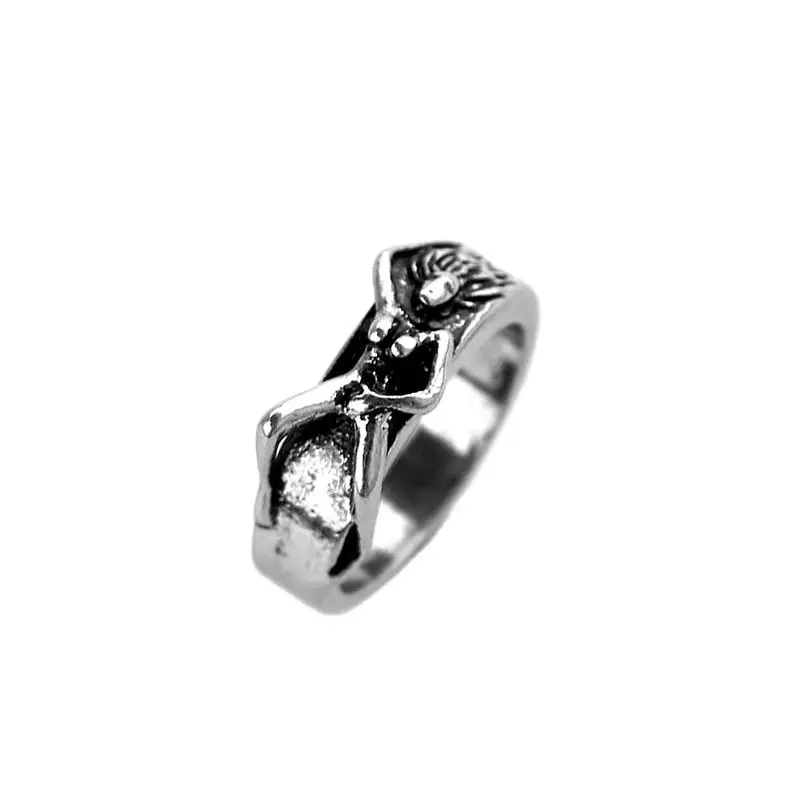 Новое металлическое антикварное кольцо уникальное без одежды для женщин