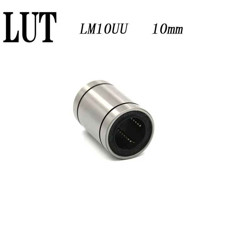 

High quality 10 pcs LM10UU for 10mm shaft 10x19x29mm Linear Ball Bearing Bush Bushing factory direct Free Shipping