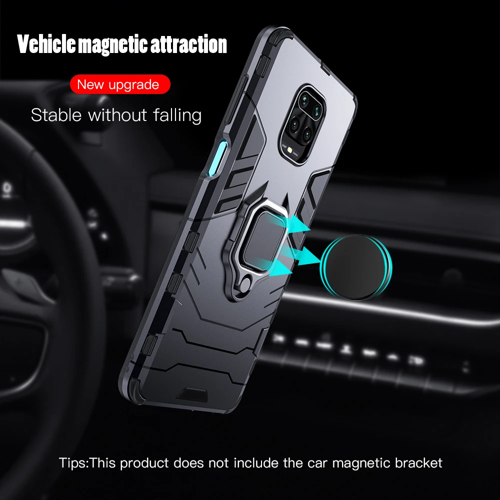 keysion shockproof case for xiaomi redmi note 9s magnetic back phone cover for redmi note 9 pro max note 8 pro 8 8t 8a 7 7a k30 free global shipping