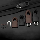 5 шт. багажная школьная сумка, верхняя одежда, обычный сплав, резиновая молния, головка на молнии, тянущаяся Съемная головка, аксессуары