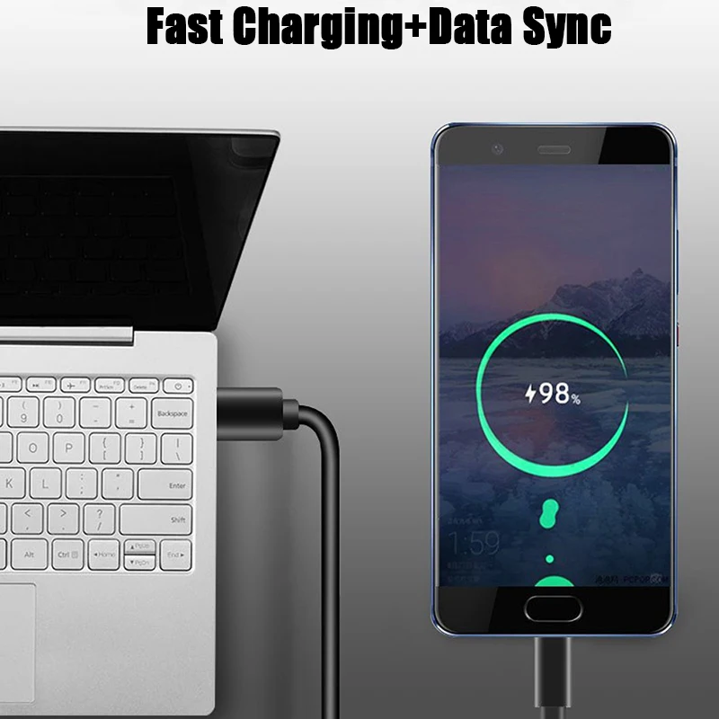 USB-кабель Type-C usb-кабель C лента зарядный провод Tipo быстрое зарядное устройство