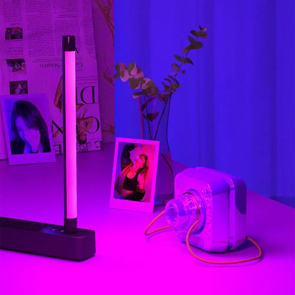

Portable LED Fill Light RGB Colorful Atmosphere Night Light Photography Lighting Stick USB Selfie Lamp Youtube Live Beauty Luzes