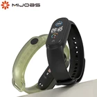 Для Mi Band 5 ремень полупрозрачный для Mi Band 6 браслет силиконовый браслет для Xiaomi Mi Band 3 4 NFC глобальная версия наручные часы