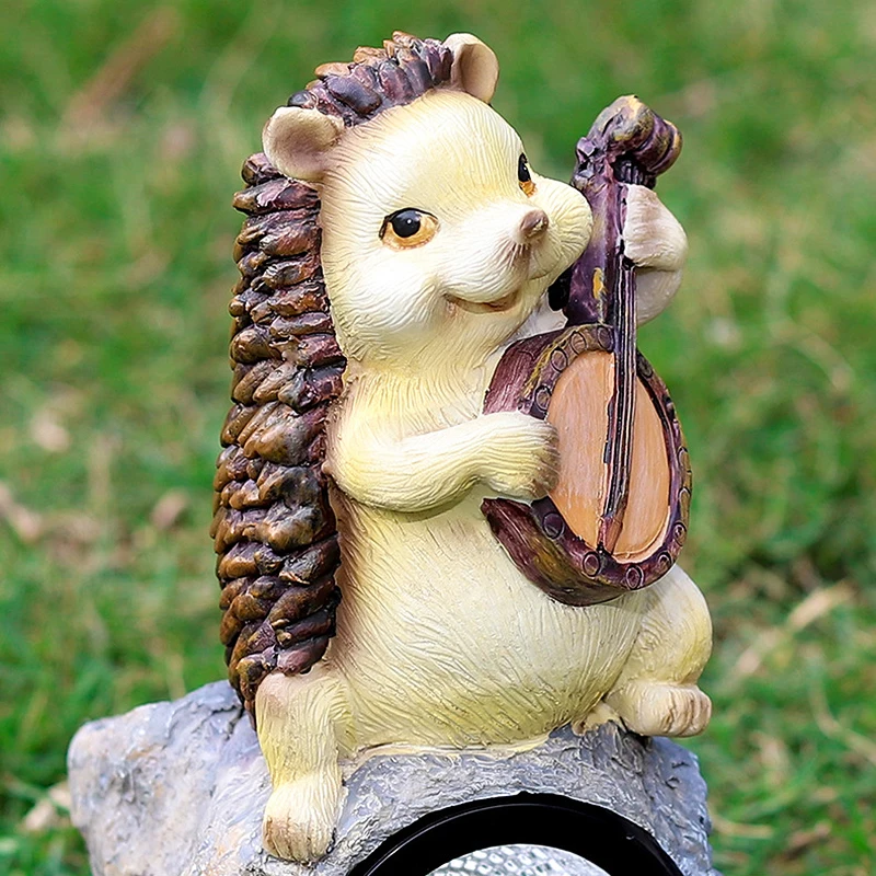 

Уличный садовый еж на солнечной батарее, Светодиодный точечный светильник, светильник, ландшафтное украшение для двора, ремесла