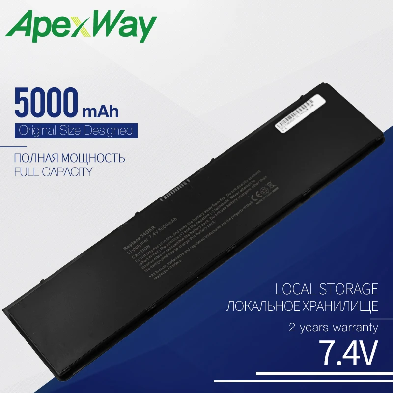 Аккумулятор Apexway для ноутбука Dell Latitude E7420 7 4 В 5000 мАч E7440 E7450 серия 3 RNFD 34GKR V8XN3 G95J5 0909H5