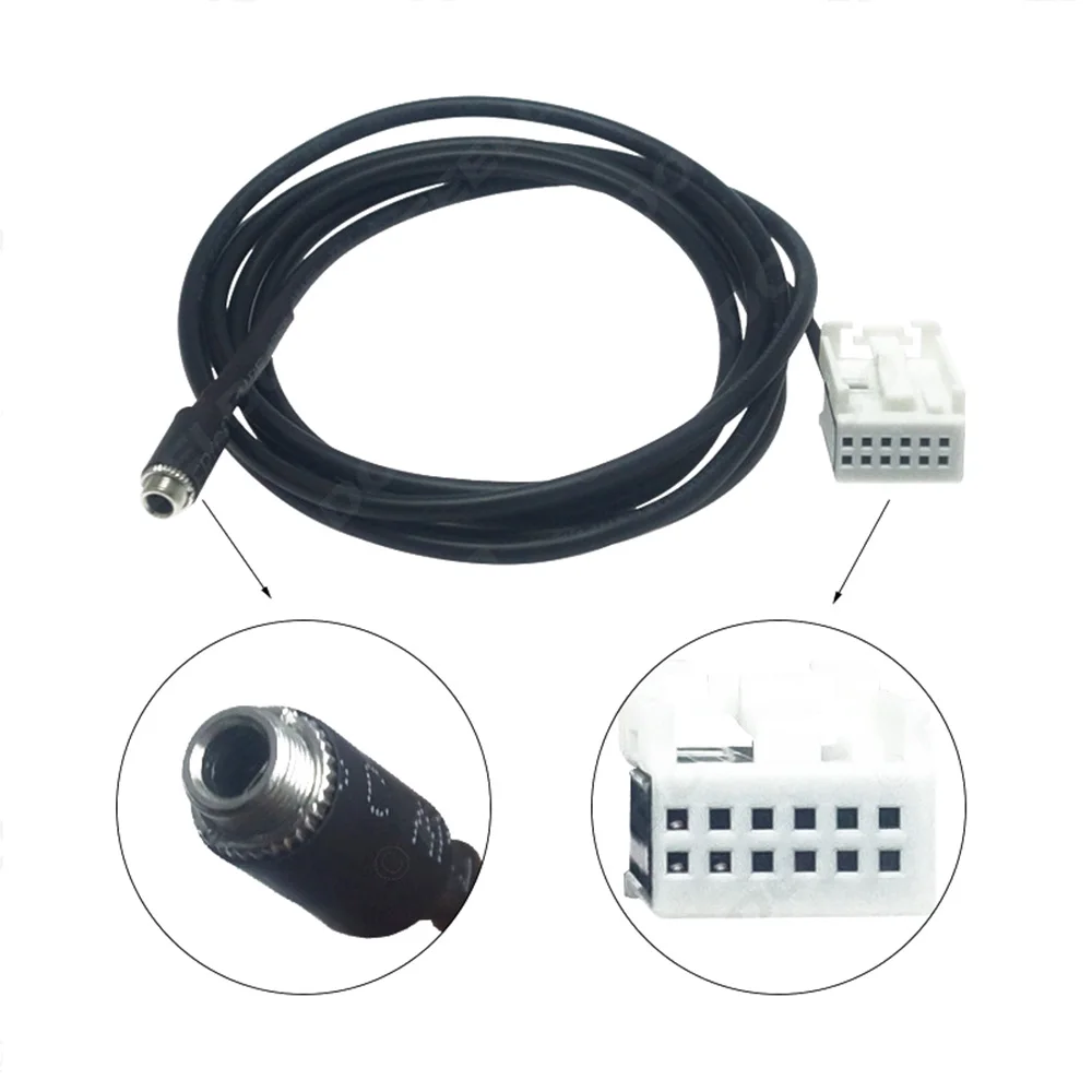 1 шт. вспомогательный вход 12 контактный адаптер Штекерный кабель для Mercedes Benz Comand