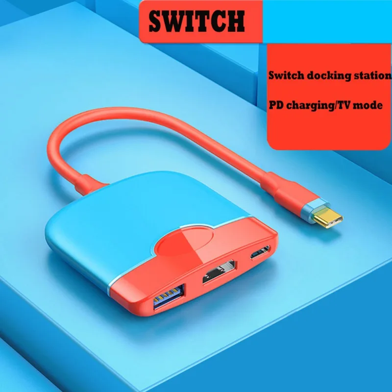 USBC к 4K HDMI-совместимый адаптер ТВ док-станция для Nintendo Switch USB3.0 зарядная удлинитель