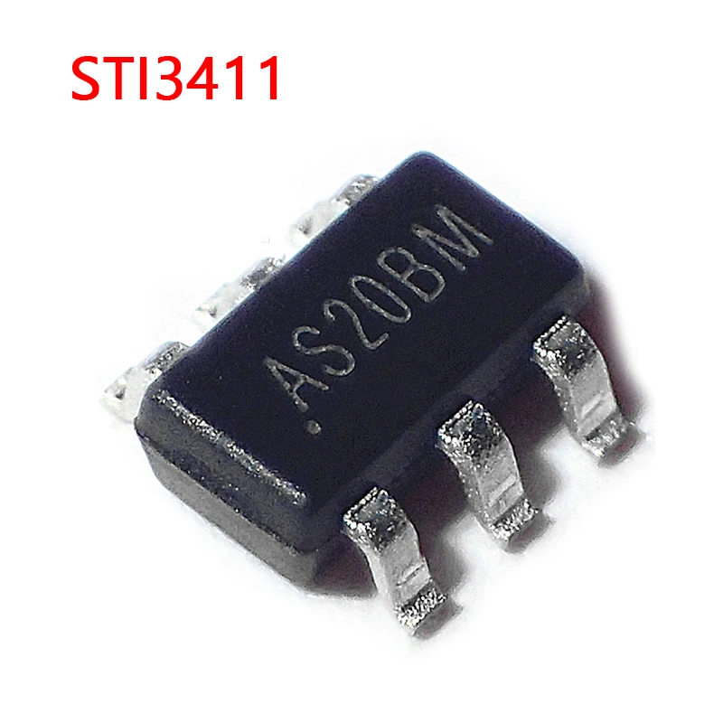 5 шт./лот STI3411 AS20B TI3411 I3411 3411 SOT23 6|integrated circuit|circuit integre |